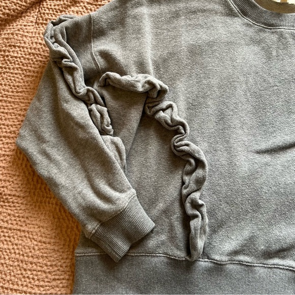 Madewell Ruffle Sweatshirt - Picture 3 of 5